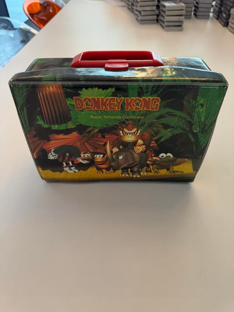 Originele vintage Nintendo Donkey Kong koffer, Avontuur en Actie, 1 speler, Ophalen of Verzenden, Zo goed als nieuw