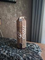 Riviera Maison Rattan Flessenhouder - Zo goed als nieuw, Ophalen, Natuurlijk materiaal, Bruin, Landelijk