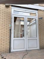 Kunstof dubbele deuren, Doe-het-zelf en Verbouw, Kozijnen en Schuifpuien, Ophalen, Kunststof, Gebruikt, Deurkozijn