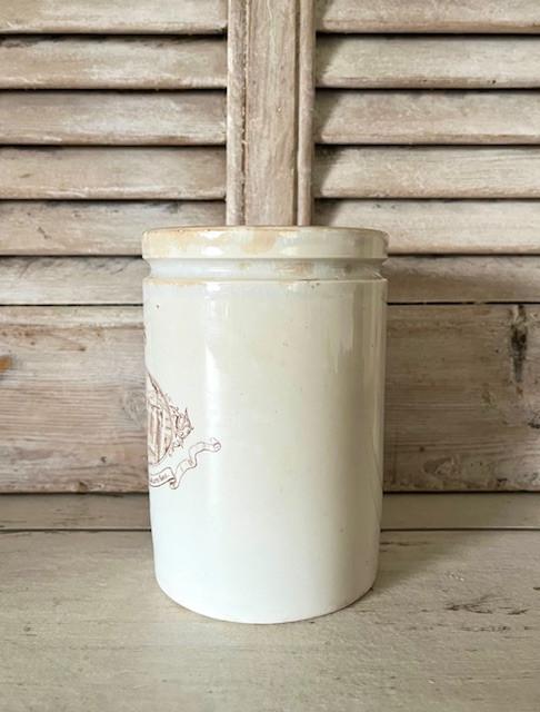 Antieke confitpot confiture pot Félix Potin, Ophalen of Verzenden