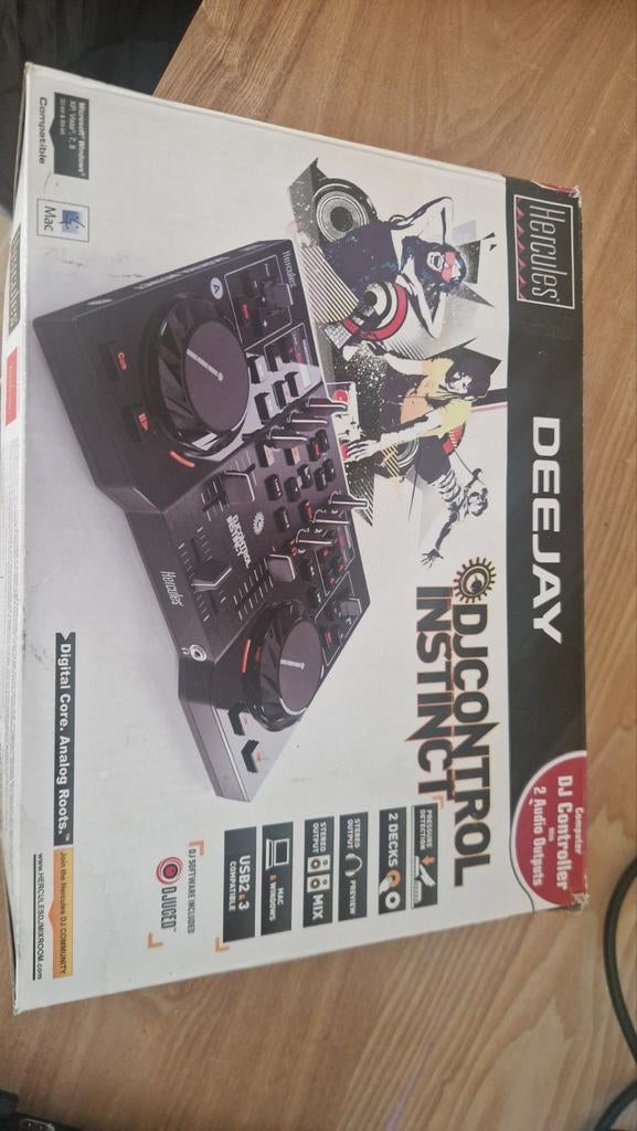 Hercules DJControl Instinct DJ Controller, Muziek en Instrumenten, Dj-sets en Draaitafels, Ophalen of Verzenden