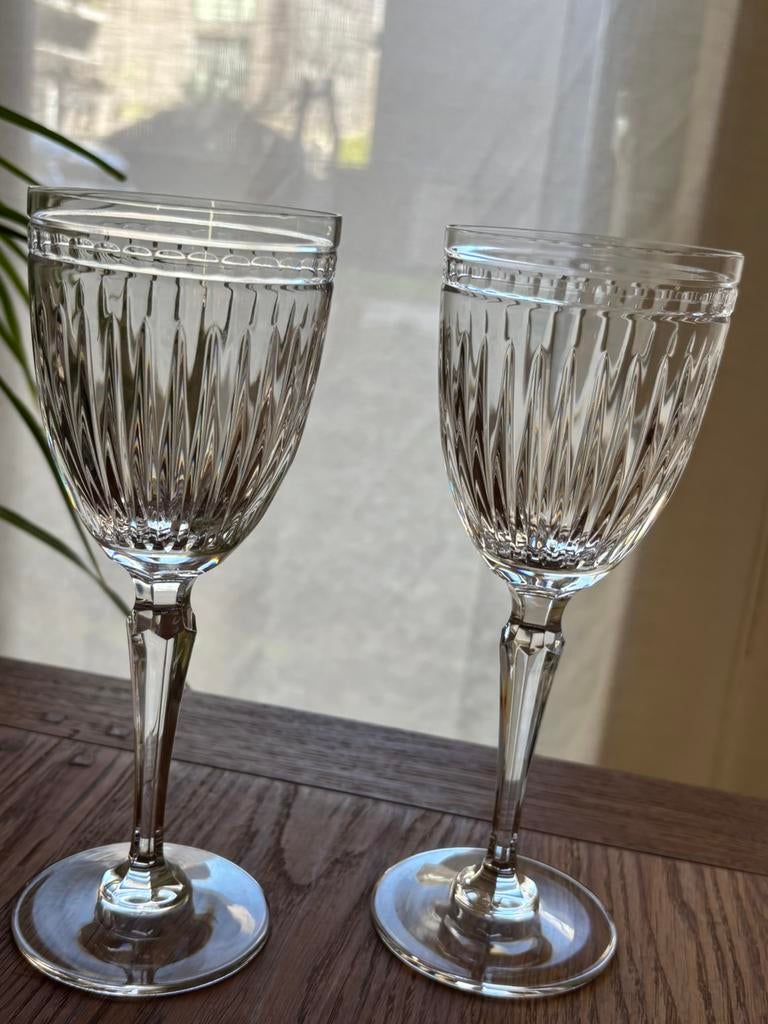 Waterford kristallen wijnglazen periode 1970, Antiek en Kunst, Ophalen of Verzenden