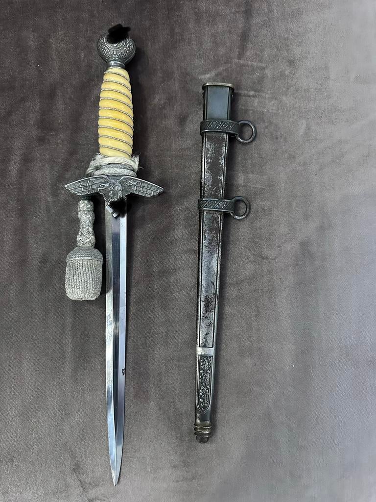 Zeldzame Duitse Dolk WOII met Swastika en Adelaar, Verzamelen, Ophalen of Verzenden, Landmacht, Duitsland, Mes of Dolk