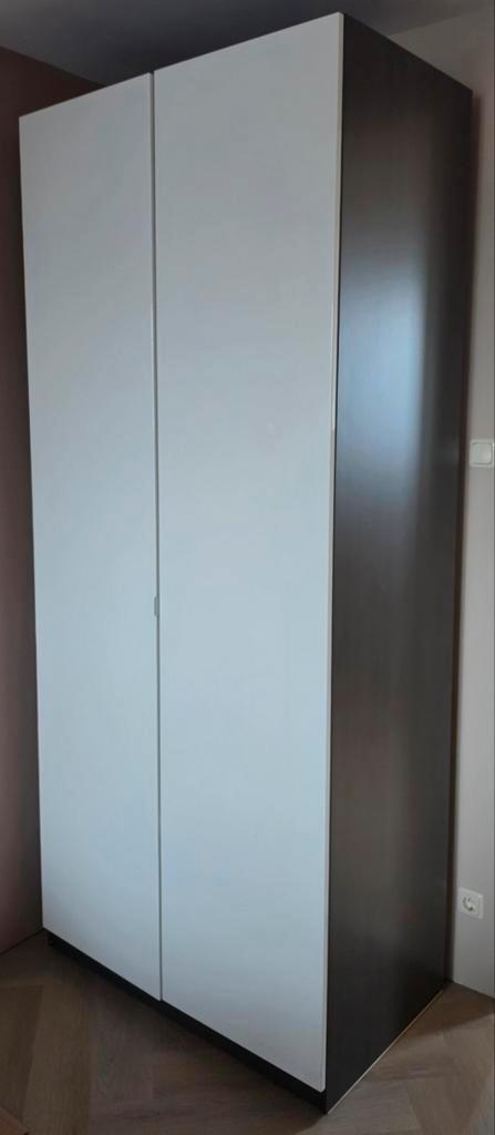 IKEA PAX kast 236x100 Grijsbruin - wit hoogglans deur, Huis en Inrichting, Kasten | Kledingkasten, Gebruikt, 200 cm of meer, 50 tot 100 cm