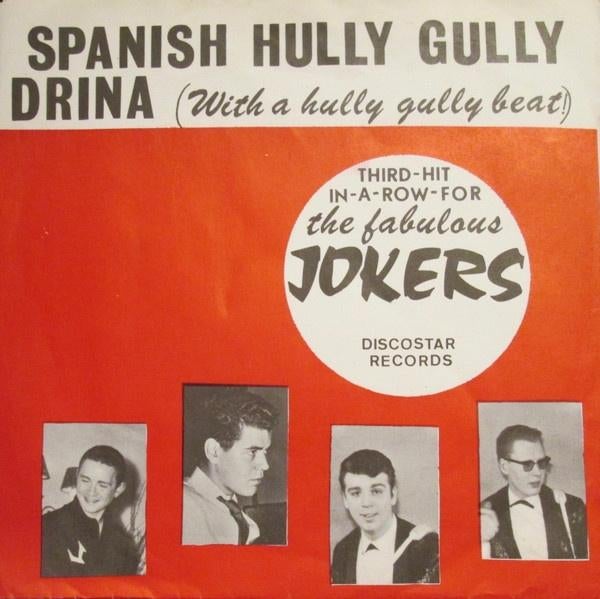 Rock Single (1963) The Jokers - Spanish Hully Gully Drina, Gebruikt, 7 inch, Single, Ophalen of Verzenden