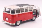 VW T1 Samba '62, rood/wit - 1:18 - Solido, Solido, Solido, Rue de L' Ecusson 2, 56120 Josselin France, Nieuw