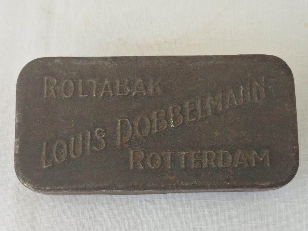 Roltabak blik Louis Dobbelmann Rotterdam., Ophalen of Verzenden, Gebruikt, Overige
