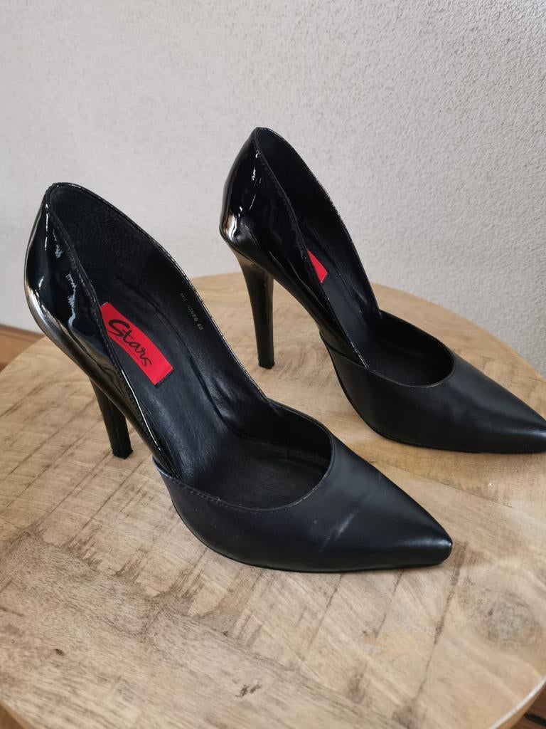 Zwarte pumps maat 40 naaldhak 12cm, Kleding | Dames, Schoenen, Ophalen of Verzenden