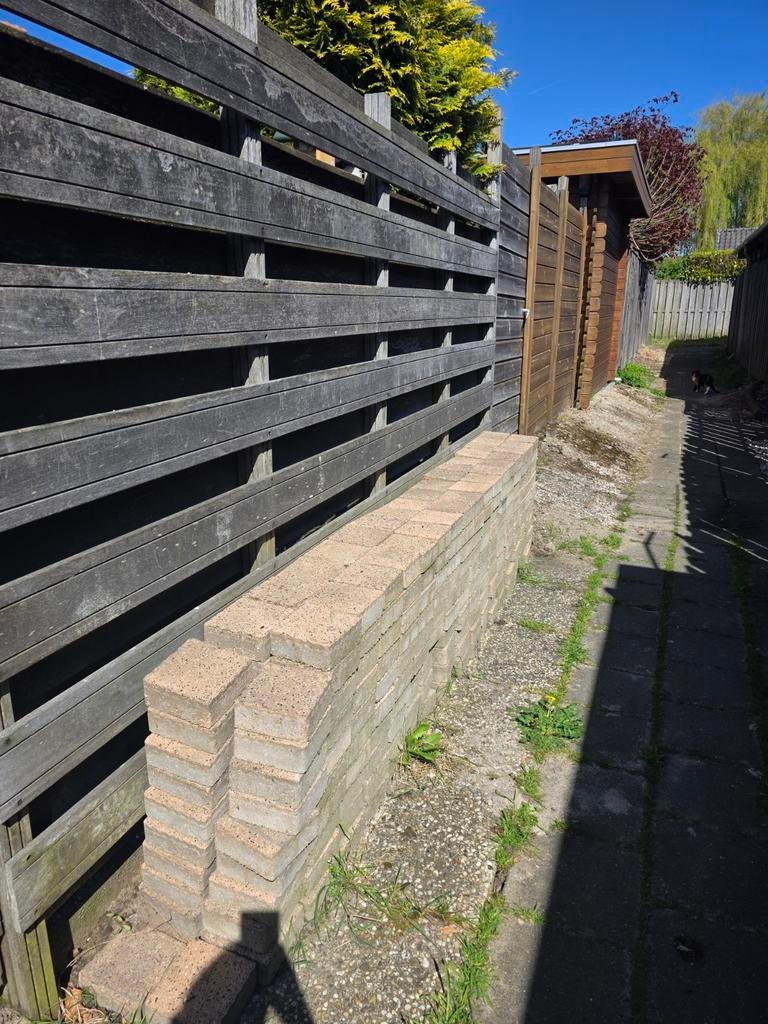 Gratis 360 terrastegels 15x15 cm - Direct af te halen!, Tuin en Terras, Ophalen, Gebruikt, 5 tot 10 m², Beton