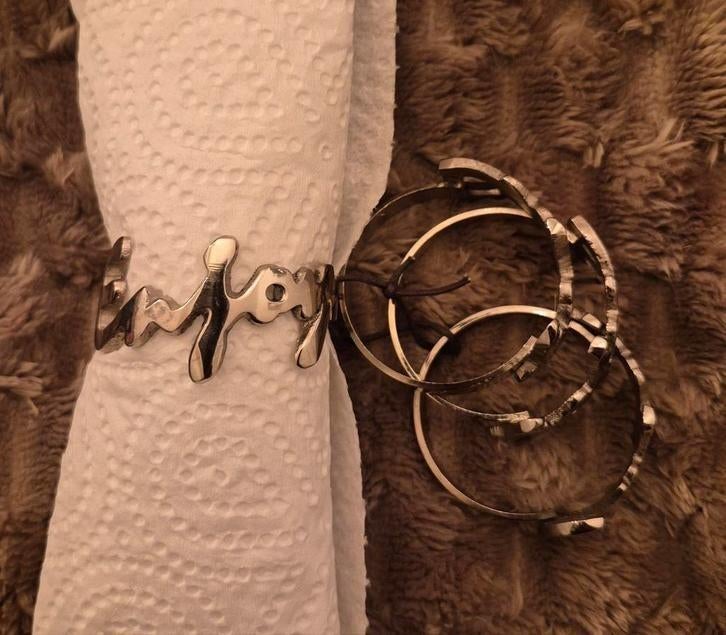 Set van 4 servetringen~ Riviera Maison, Ophalen of Verzenden, Zo goed als nieuw