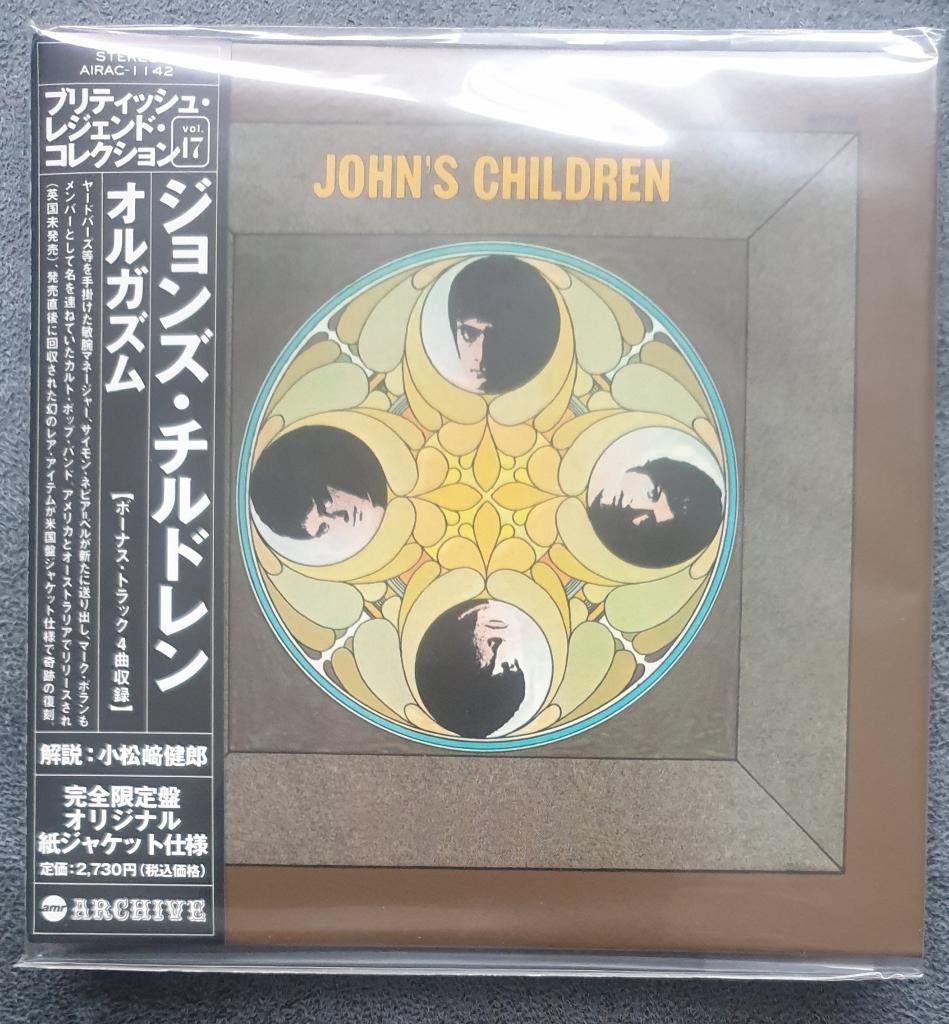 Japanse  import mini lp/cd John's Children zgan 4 bonustr., Ophalen of Verzenden, Zo goed als nieuw