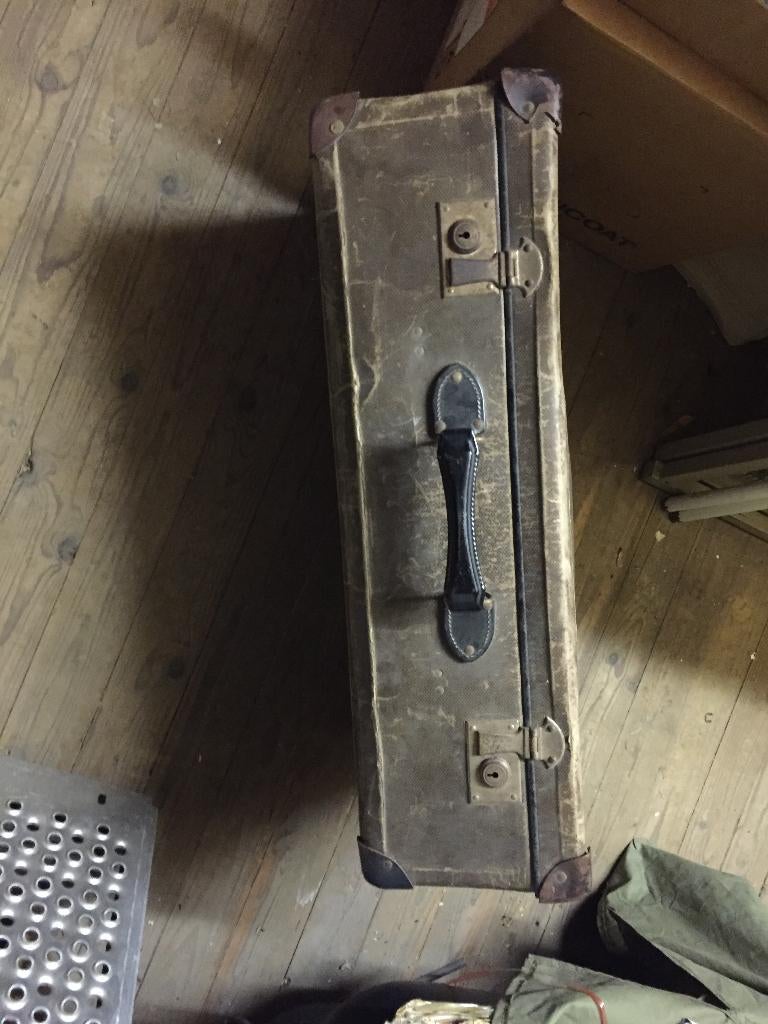 koffer oud, Antiek en Kunst, Curiosa en Brocante, Ophalen of Verzenden