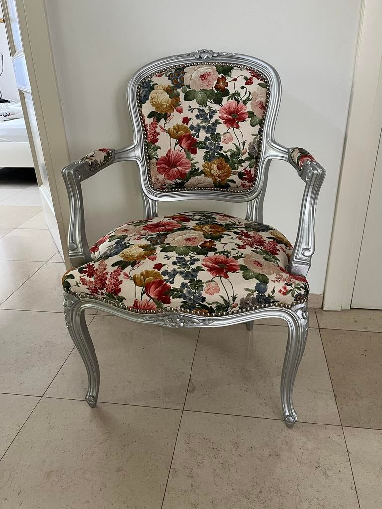 Fauteuil, Louis XV, Ophalen, Gebruikt, Overige kleuren, Eén