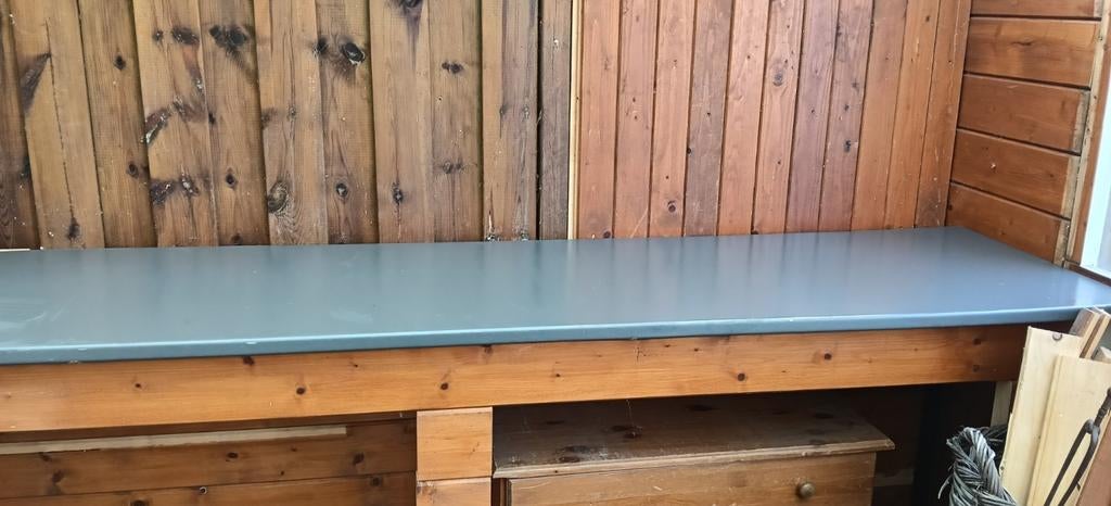 Werkblad 267cm x 60 cm  gratis afhalen, Ophalen, 50 tot 75 cm, Minder dan 100 cm