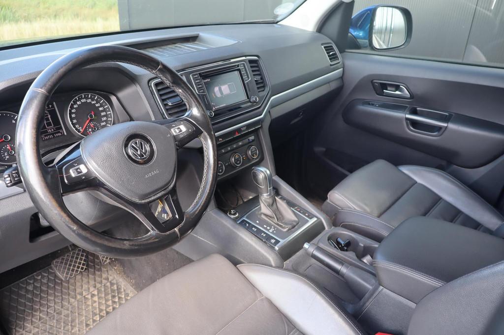 Volkswagen Amarok 3.0 V6 Aut, DC, 320pk, LED, Winch, Snorkel, Automaat, Gebruikt, 2226 kg, Blauw