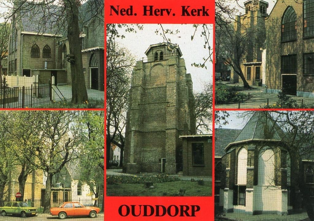 OUDDORP Ned. Herv. Kerk, Verzamelen, Ansichtkaarten | Nederland, Verzenden, 1980 tot heden, Ongelopen, Zuid-Holland