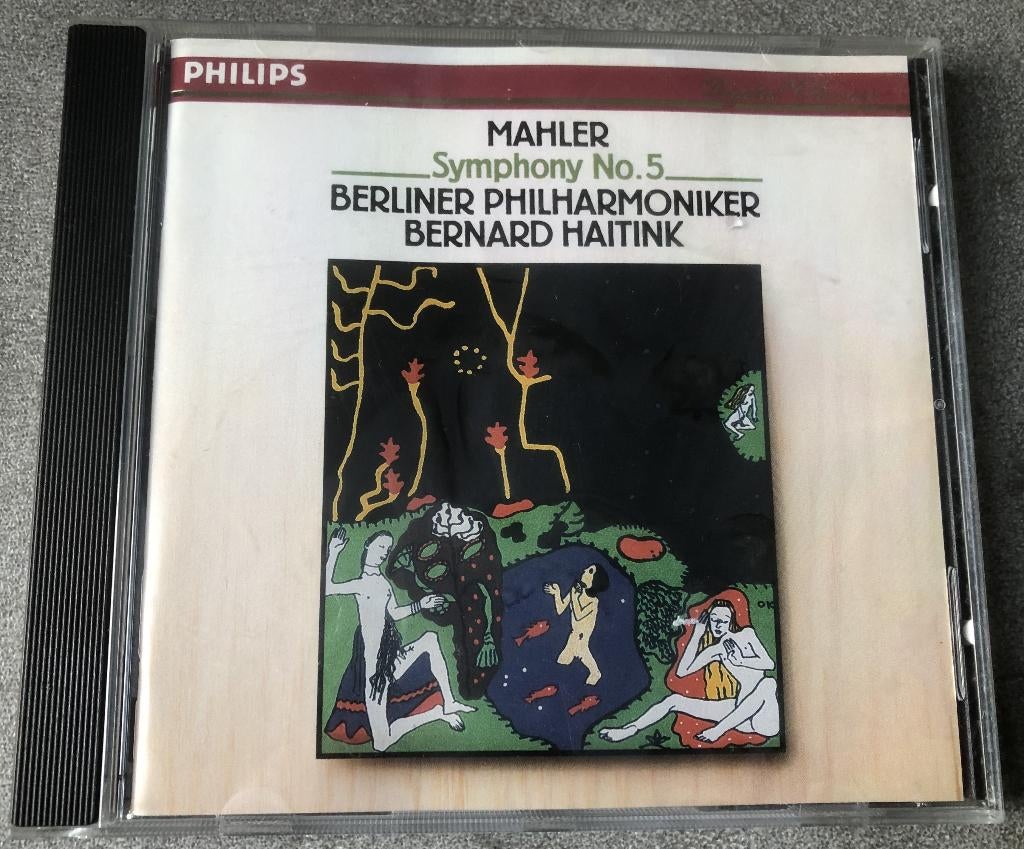 MAHLER - SYMPHONIE 5 - BERLINER PHILHARMONIKER - HAITINK, Cd's en Dvd's, Ophalen of Verzenden, Romantiek, Zo goed als nieuw, Orkest of Ballet