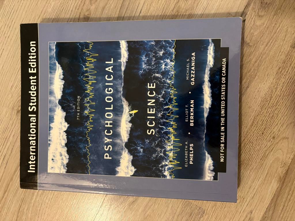 Psychological science, Ophalen of Verzenden, Zo goed als nieuw
