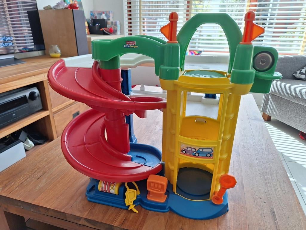Fisher Price Little People garage, Ophalen, Gebruikt, Speelset