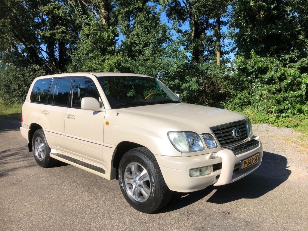 Toyota LEXUS LX470 ( Landcruiser 100-Series ) 7-persoons LPG, Auto's, Toyota, Gebruikt, 8 cilinders, 7 stoelen, Beige