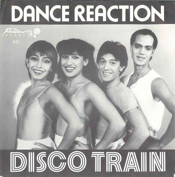 Disco Single (1981) Dance Reaction - Disco Train, Cd's en Dvd's, Vinyl | Dance en House, Gebruikt, Disco, Overige formaten, Ophalen of Verzenden