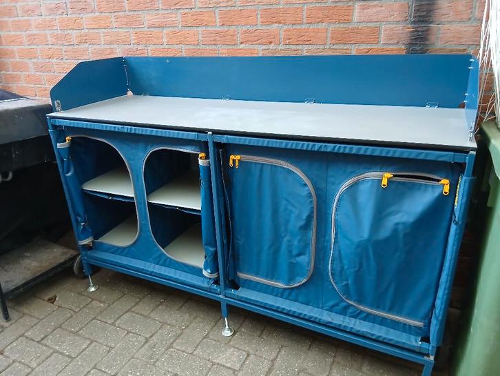 campingkeuken van 166x54x94 cm in draagtas, Caravans en Kamperen, Kampeeraccessoires, Gebruikt, Ophalen