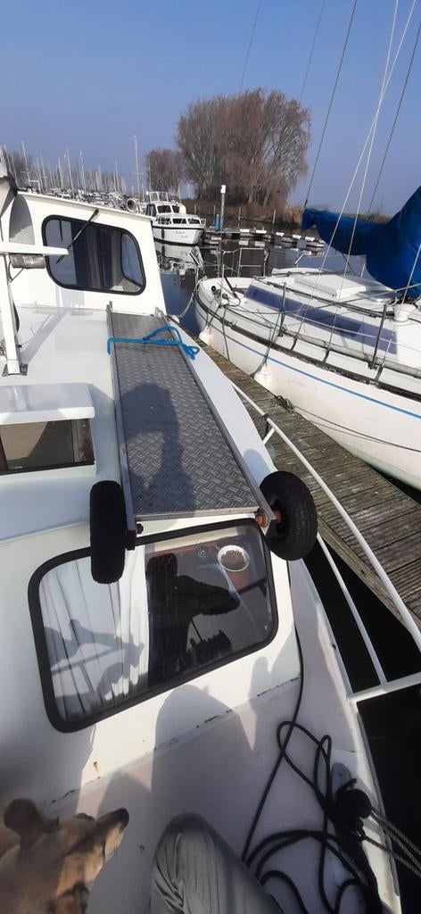 Aluminium loop plank met wielen  2m bij 0.4m, Watersport en Boten, Zeilen en Zeiltoebehoren, Ophalen of Verzenden, Gebruikt, 6 meter of meer