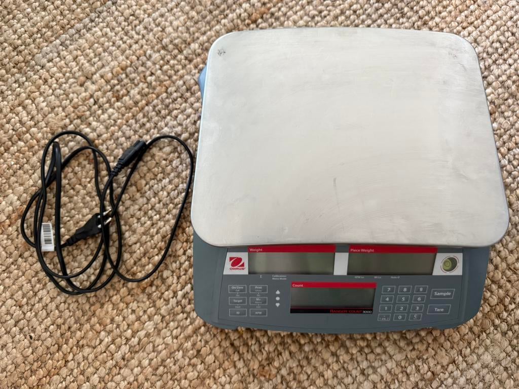 Ohaus RC31P3 Ranger 3000 count telweegschaal 3kg/0,1g, Witgoed en Apparatuur, Weegschalen, Minder dan 10 kg, Ophalen of Verzenden