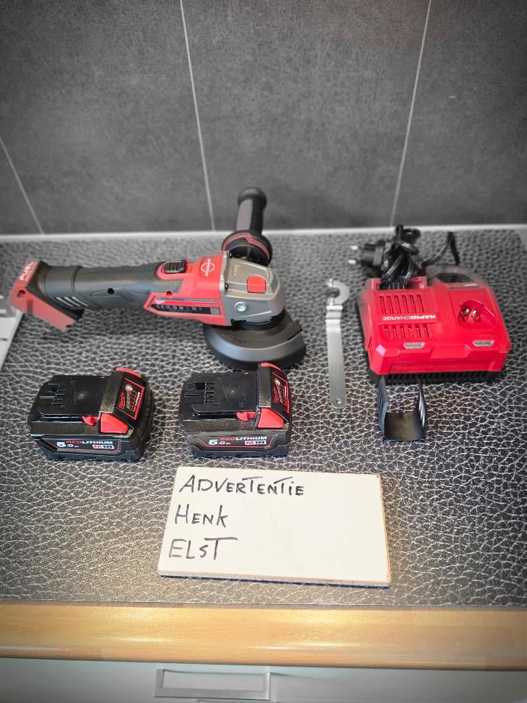 Milwaukee M18 FSAG125XB 502X haakse slijper NIEUW, Doe-het-zelf en Verbouw, Gereedschap | Slijpmachines, Ophalen of Verzenden
