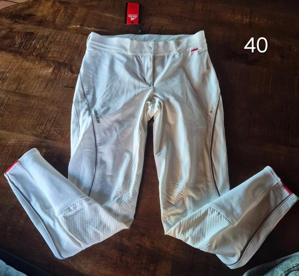 Euro-star rijbroek white, Ophalen of Verzenden, Dressuur, Onderkleding