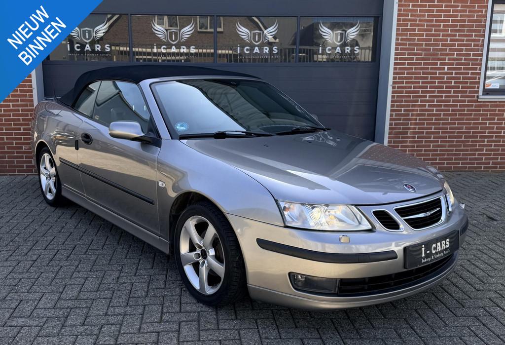Saab 9-3 Cabrio 1.8t Vector 20 Years Ed. Navi Trekhaak, Auto's, Saab, 1998 cc, Gebruikt, 4 cilinders, 4 stoelen