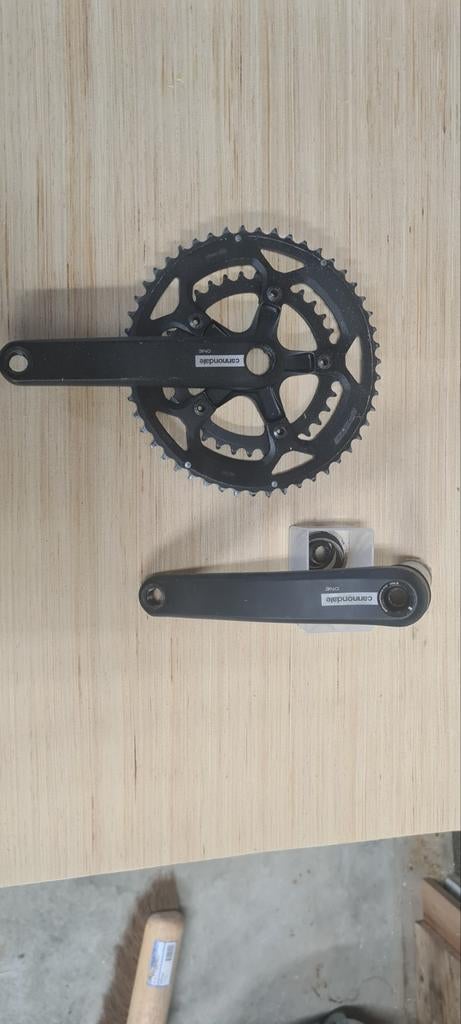 Cannondale Crankstel met Kettingbladen - Zo goed als nieuw, Crankstel of Pedalen, Ophalen of Verzenden, Zo goed als nieuw, Cannondale