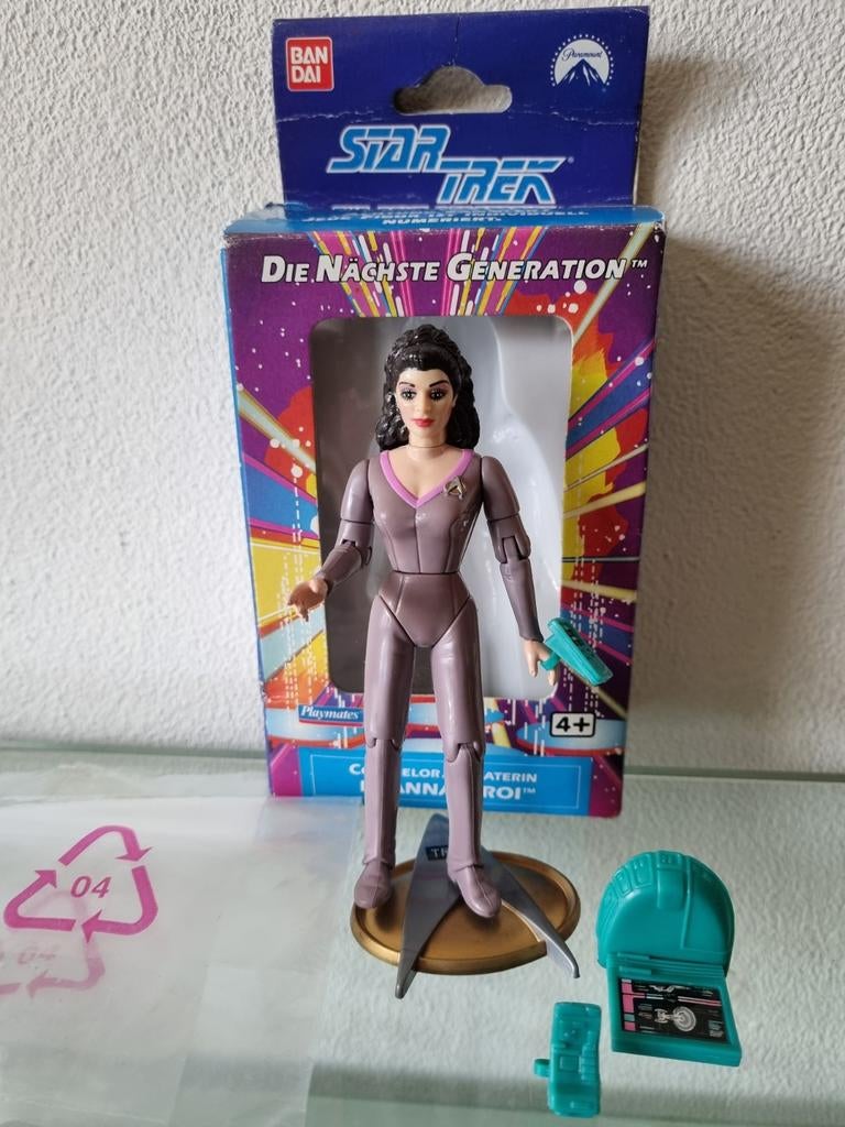 STARTREK,PlaymatesToys,1993,COUNSELOR DEANNA TROI,+..,Nieuw!, Ophalen of Verzenden, Nieuw