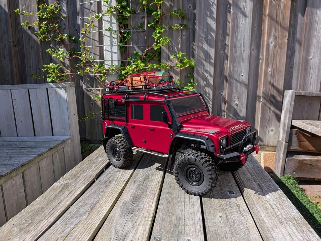 Traxxas TRX-4 met vele extra's, waaronder Traxxas Link, Hobby en Vrije tijd, Modelbouw | Radiografisch | Auto's, Elektro, Gebruikt