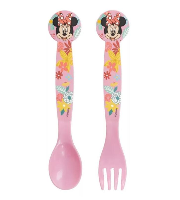 Minnie Mouse Bestek / Disney besteksetje - Vork en Lepel, Kinderen en Baby's, Babyvoeding en Toebehoren, Nieuw, Overige typen