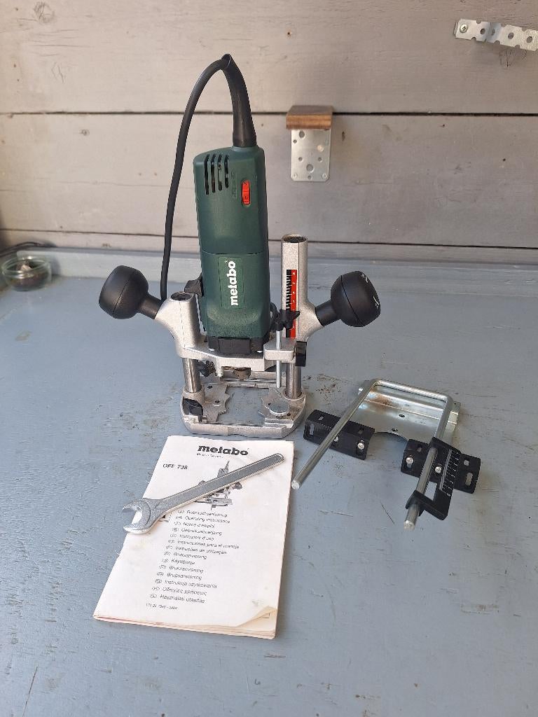 Metabo OfE738 bovenfrees, Ophalen of Verzenden, Zo goed als nieuw