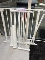 Witte traphekje voor baby's verstelbaar, Gebruikt, Ophalen of Verzenden, Klemhekje, Metaal of IJzer