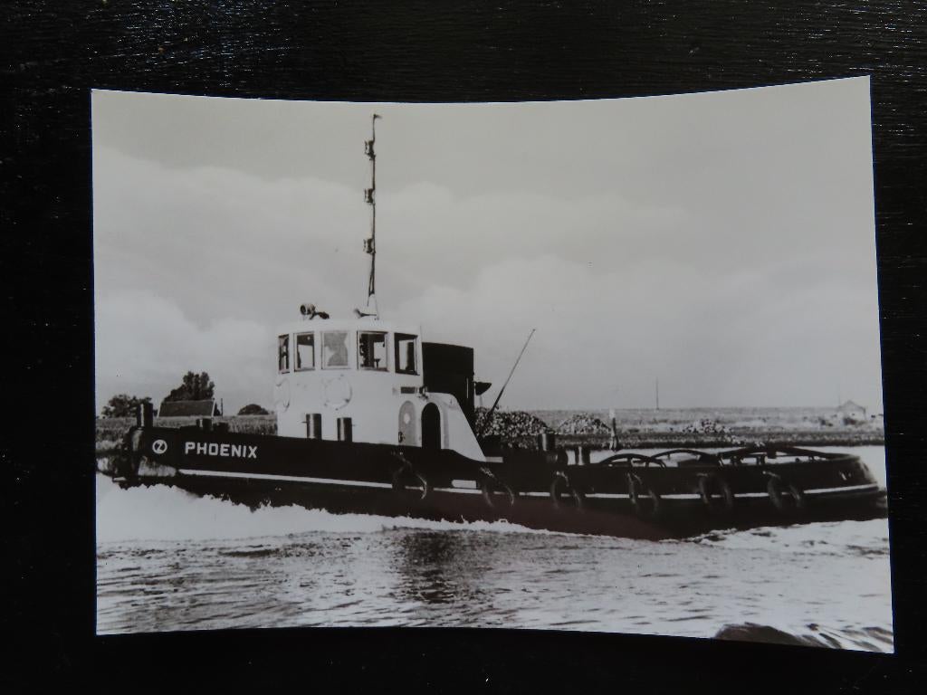 ansichtkaart sleepboot "Phoenix" Smit & co, Ophalen of Verzenden, Gebruikt, Motorboot, Kaart, Foto of Prent