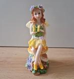 Herfst elfje fee beeldje beeld paddestoel vlinder geel elf, Verzamelen, Beelden en Beeldjes, Ophalen of Verzenden, Zo goed als nieuw