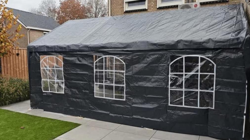 Partytent te huur 4x6 meter, Partytent, Nieuw, 4 tot 6 meter, 5 tot 8 meter