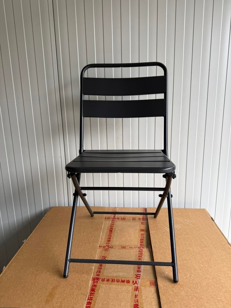 Klap stoelen ( metaal ), Ophalen of Verzenden, Nieuw, Grijs, Metaal