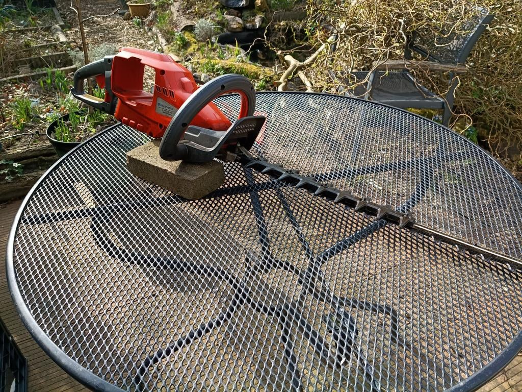 Professionele Husqvarna 520iHD70 accu heggenschaar – 70 cm, Tuin en Terras, Heggenscharen, Ophalen of Verzenden, Gebruikt, Accu