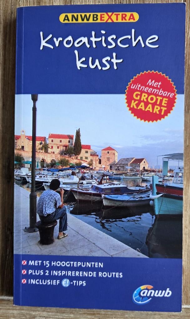ANWB Extra Reisgids Kroatische Kust - Kroatie, Boeken, ANWB, Europa, Ophalen of Verzenden, Zo goed als nieuw