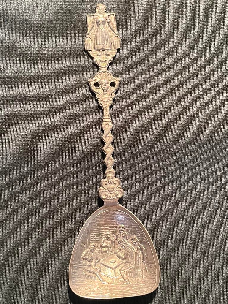 Vintage suikerschepje., Sieraden, Tassen en Uiterlijk, Ophalen of Verzenden, Zo goed als nieuw, Goud, Overige materialen