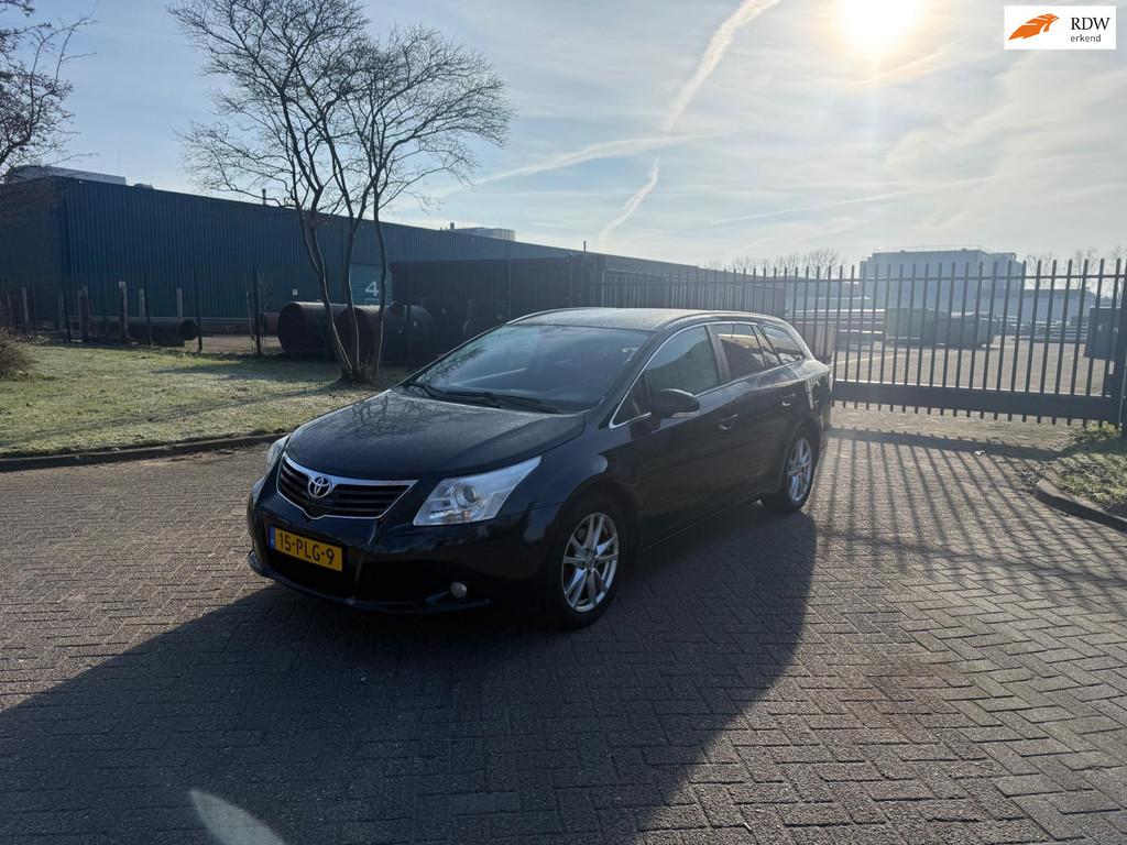 Toyota Avensis Wagon 1.8 VVTi Business, Auto's, Toyota, Euro 5, Zwart, 4 cilinders, Zwart