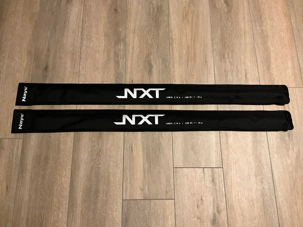 2 stuks Nays NXT casting rods / 215 cm/ 7-28 gram, Ophalen of Verzenden, Zo goed als nieuw, Werphengel