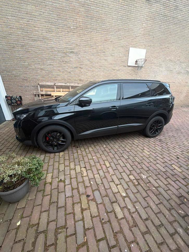 Peugeot 5008 1.6 Puretech 180pk S&S Eat8 2021 Zwart, Auto's, Peugeot, Particulier, Benzine, A, SUV of Terreinwagen, Automaat, Origineel Nederlands