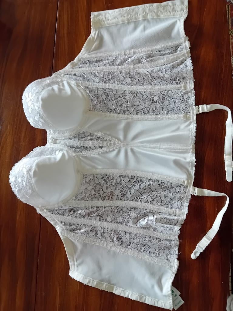 Korset 75D, Kleding | Dames, Ondergoed en Lingerie, Verzenden, Wit, Body of Korset