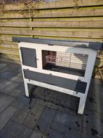 Konijnenhokken Ferplast 1x groot 1x klein, Dieren en Toebehoren, Kooi, 110 cm of meer, Zo goed als nieuw, Ophalen