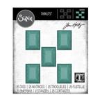 Sizzix Tim Holtz Thinlits Stacked Tiles Rectangles #665433, Verzenden, Nieuw, Frame of Mal, Sizzix